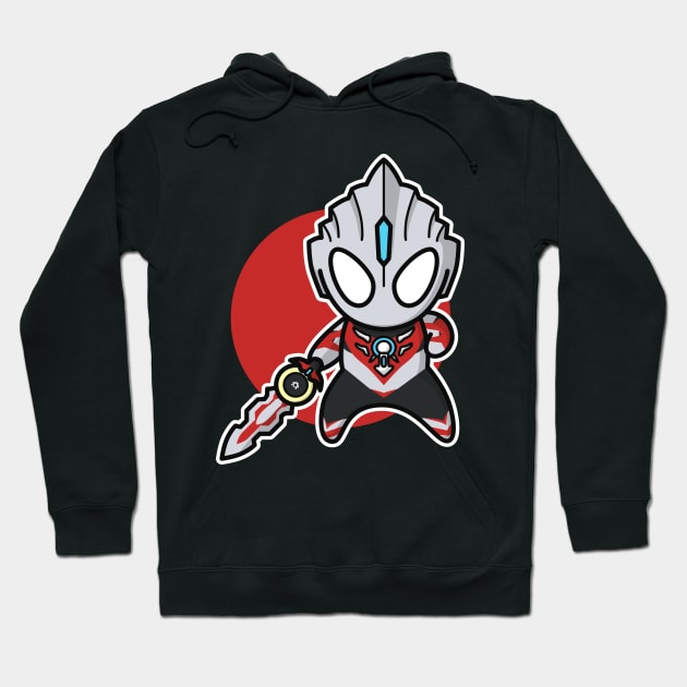 Ultraman Orb Orb Origin Chibi Style Kawaii Hoodie by The Toku Verse